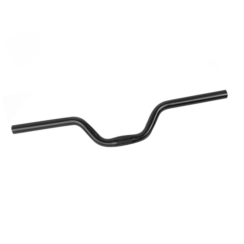 Алюминиевый велосипедный руль с фиксированной передачей и подъемом 25,4 мм*520 мм (черный)