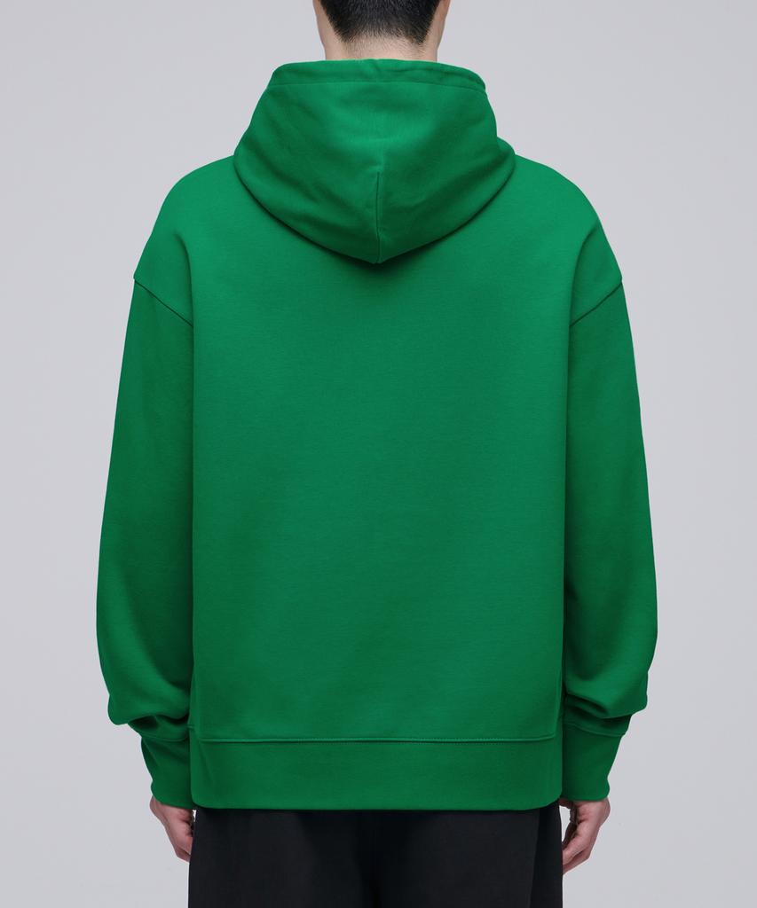 Свободная толстовка с капюшоном из махровой ткани [Jolly Green]