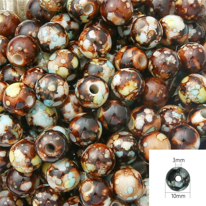 Креативные серьги, браслет, материал ABS 12 мм/10 мм/8 мм, 30/50/100 шт., искусственный жемчуг, ручная работа, аксессуары для украшений своими руками, акриловые цветочные круглые бусины