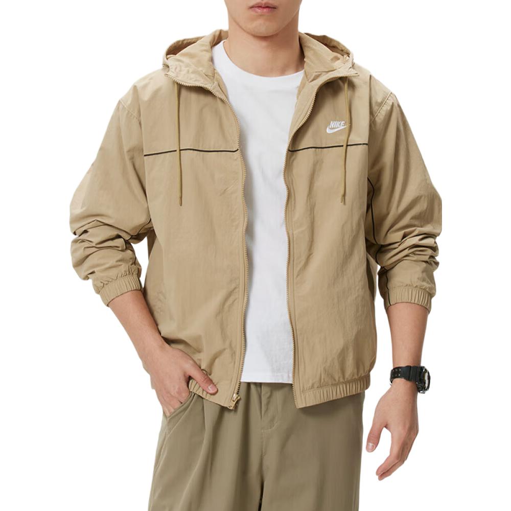Nike Jackets Men's Khaki Hooded Moderate Other HJ2013-298
