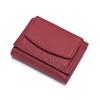 [LedLis] Wallet Mini Wallet Ladies Tri-fold Genuine Leather Cowhide Compact Smaller Small Coin Purse BOX Type Slim Card Storage Small Wallet Men's