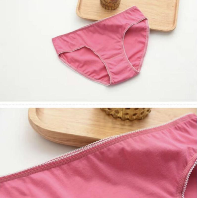 6PC Girls Solid Briefs Panties Kids Underwear Girls Cotton Panties 1-12years