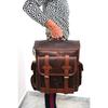 Handcrafted Top Grain Leather Backpack Unisex Hiking Women & Men Purse Vintage Laptop Valley Backpack College Bag for Men Women
