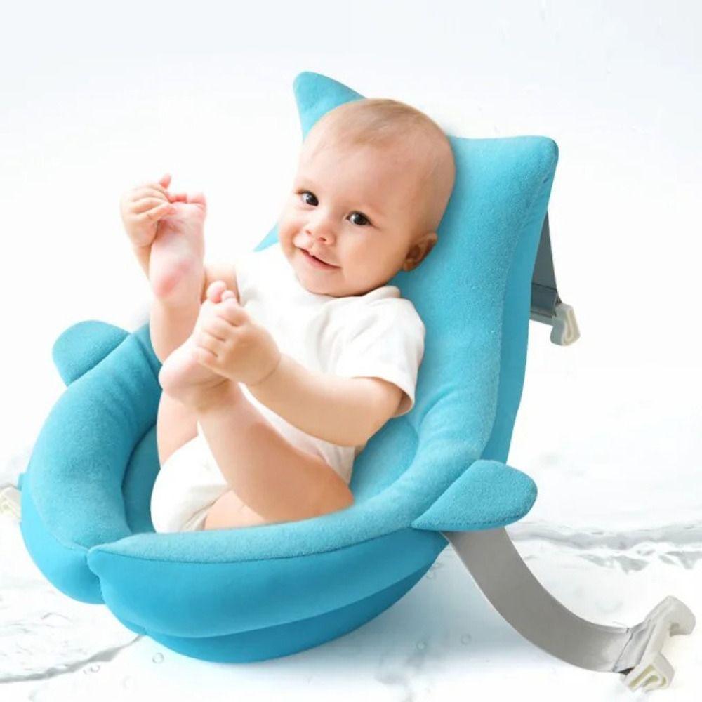 Skin Friendly Baby Bath Cushion Pad Soft Newborn Bath Support Seat Baby Bath Seat Baby Tub Use
