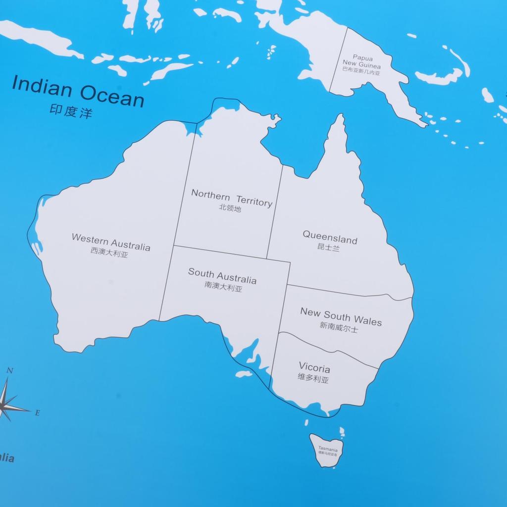 ПВХ Карта Каждого Континента Раннее Образование Детские Подарки Учебные Пособия Возраст 3+ Лет