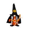 New Halloween Decoration Holding Pumpkins Brooms Pointed Hat Witch Home Halloween Faceless Doll Dwarf Ornaments