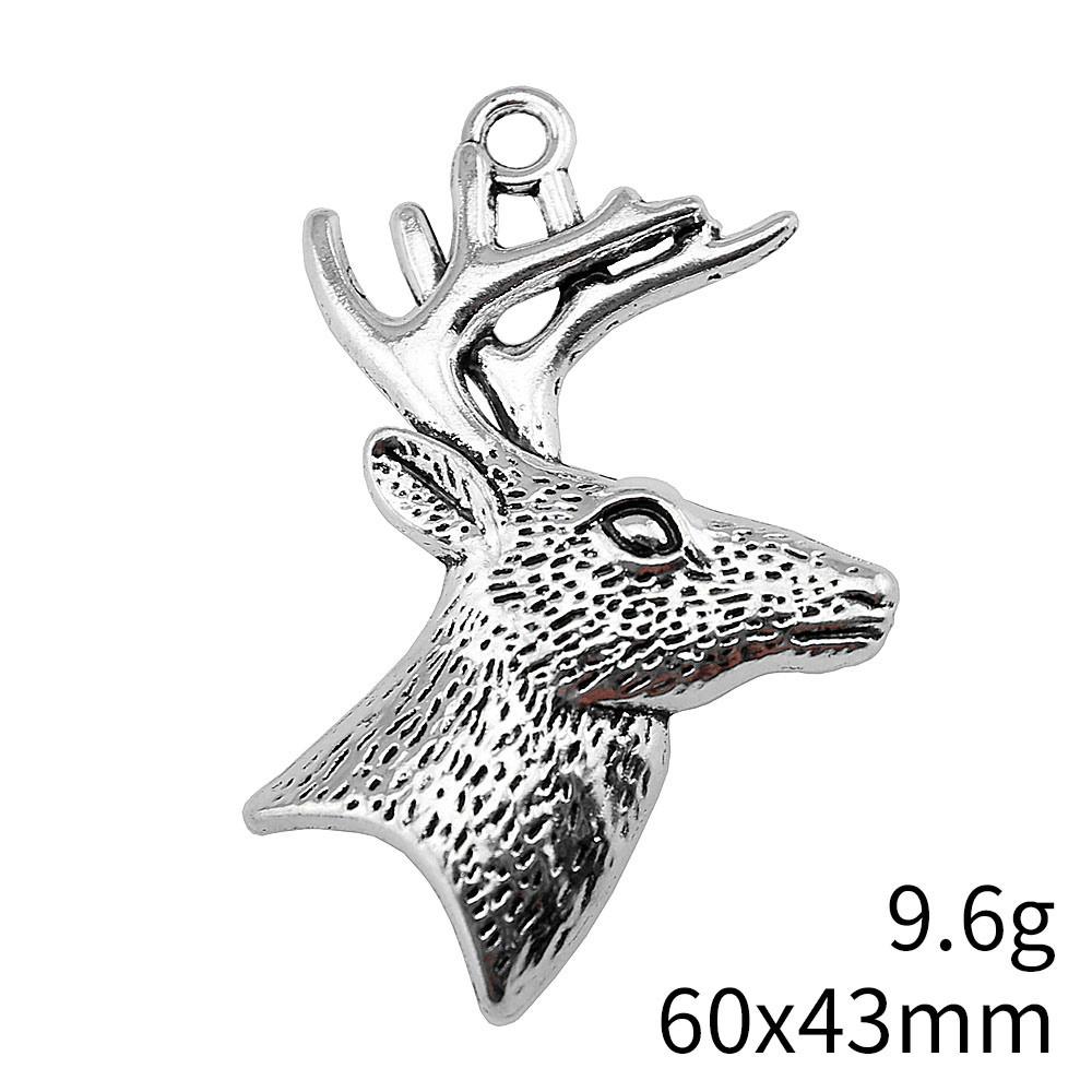 NewArrivals Charms For Jewelry Deer Christmas Day Charms Pendant Audience Bracelet Pendant