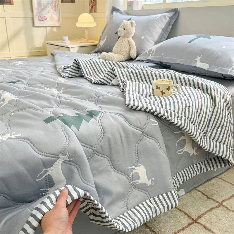 2024 Прохладная стирка в воде, двойное сочетание, летнее прохладное одеяло, холодное кондиционер, тонкое одеяло, домашний декор