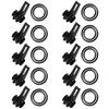10pcs Lure Fishing Hook Keeper Holders With Rubber Bands Portable Lightweight Fishing Rod Tool Accessories