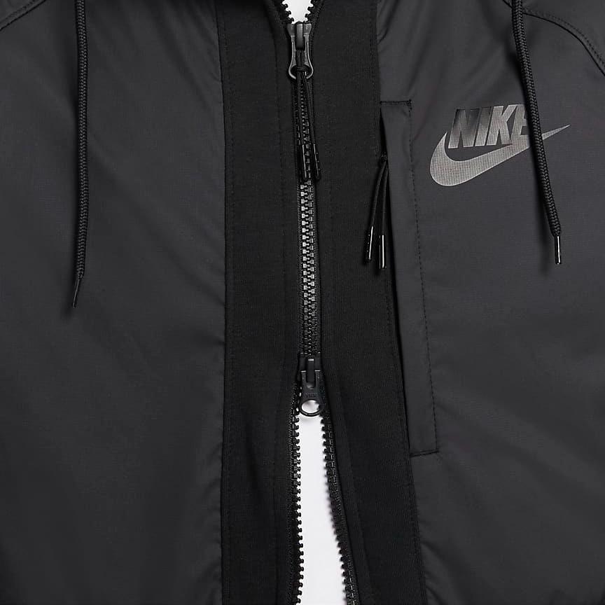 Nike Куртки Мужские Черные С Капюшоном Умеренные Другие DD4897-010