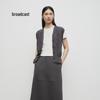 Women's Jacquard Knit Vest Cardigan