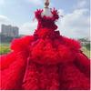 Luxury Handmade Pet Dog Princess Dress - Lace Flower Design for Small & Medium Dogs - Ideal for Halloween & Special - Pet Appare
