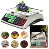 Commercial Food Scale 30KG Large Digital Kitchen Scale with Stainless Steel Plate Weight Computing Scale for Farmers Market Meat