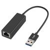USB To Ethernet Adapter - PHONILLICO - RJ45 - 1000 Mbps - USB 3.0 - Black