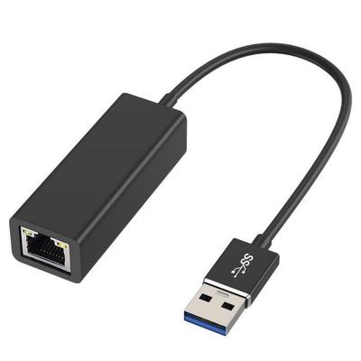 Адаптер USB в Ethernet - PHONILLICO - RJ45 - 1000 Мбит/с - USB 3.0 - Черный