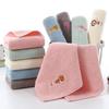 Детское полотенце из хлопка 32 нити 25 * 50 с вышитым рисунком для лица младенца, бытовые ежедневные потребности полотенце для лица