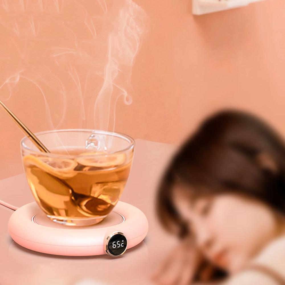 Электрическая подставка-нагреватель для кофейной кружки с постоянной температурой, подогреватель для молока, легкий подогреватель для кофейной чашки, регулируемый для дома/офиса