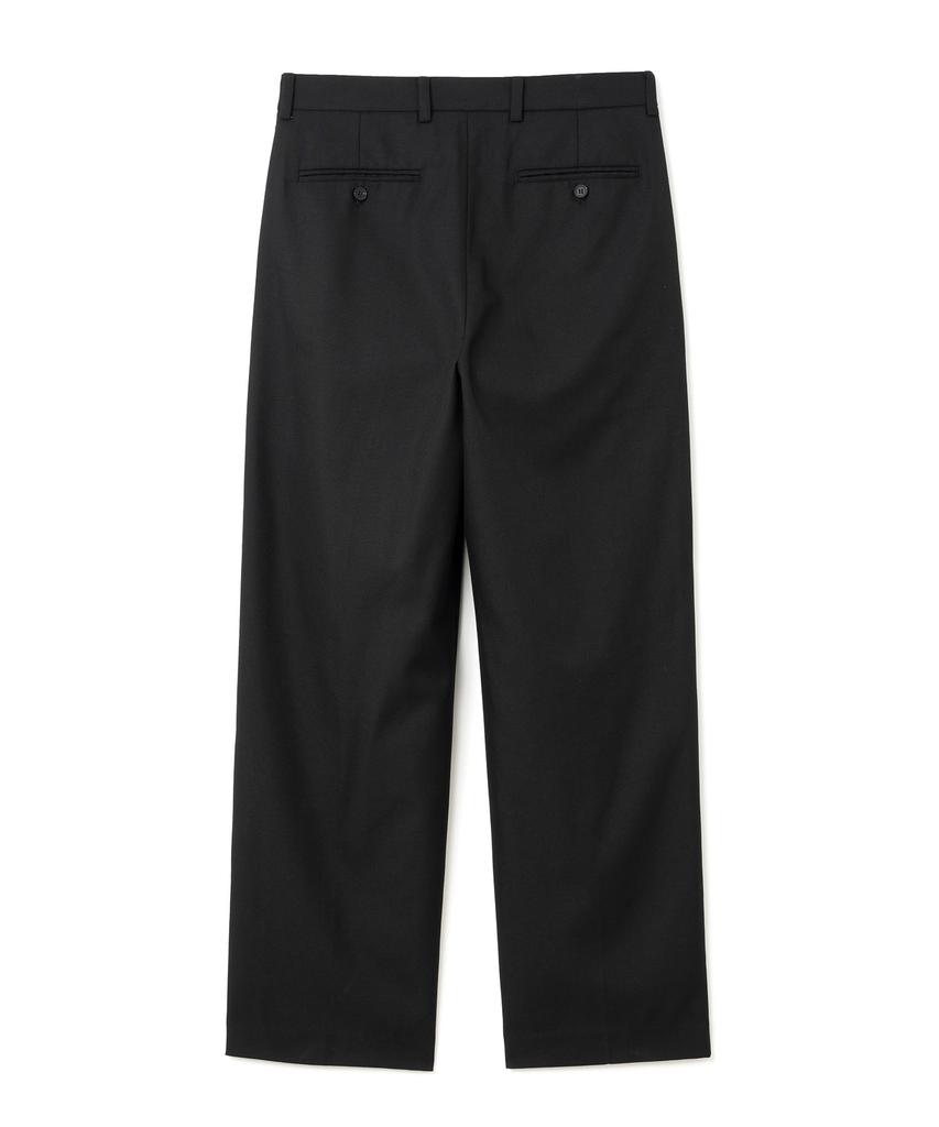 MILLO ARCHIVE Two-Tuck Regular Fit Trousers [Black]