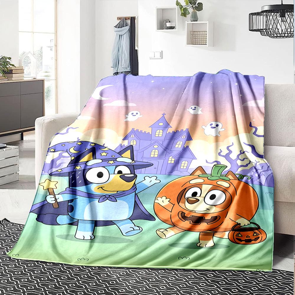 1pc B-Blucy Blanket, Gift, for Men and Women, Soft Blanket, Good for Sofa Bed Couch Travel, Lightweight Flannel Blanket