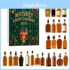 Рождественский акриловый адвент-календарь в виде бутылки с 24 сюрпризными слепыми коробками для праздничного декора