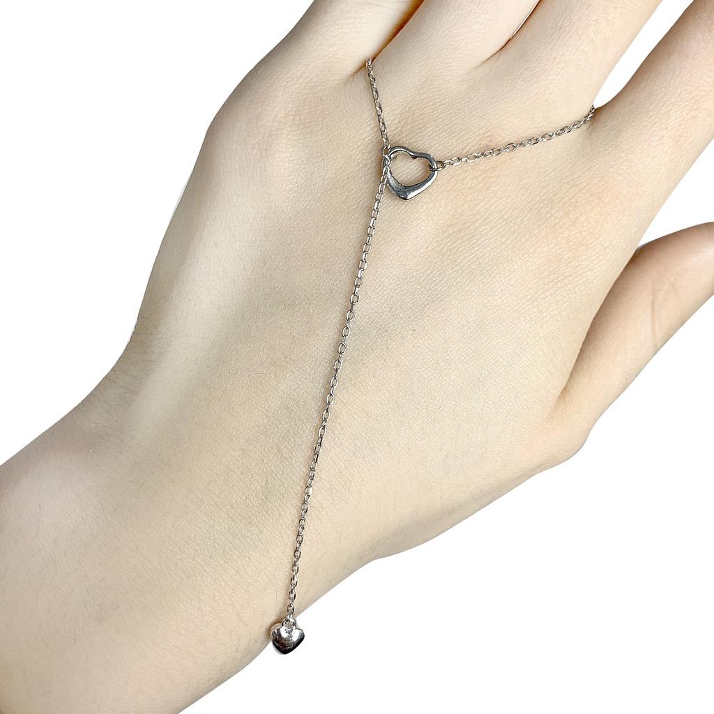 Серебряное колье с без камней, вес изделия 2,84 гр (1935965)