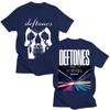Хип-хоп Рок Deftones Североамериканский тур 2025 Футболка Модная Винтажная Мужская Женская Хипстерские футболки Хлопковая Свободная Футболка Подарки для фанатов