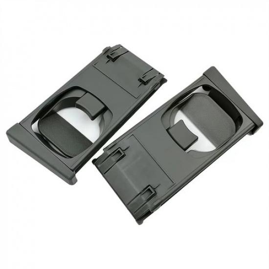 2x Dashboard Cup Holder Gray For Toyota Hilux Vigo SR Pickup Fortuner 2004-2015