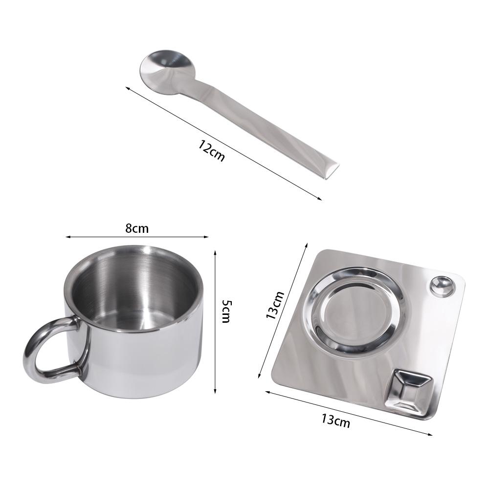Heat Resistant Coffee Cup Set Minimalist Coffee Mug High-end Water Cup Restaurant