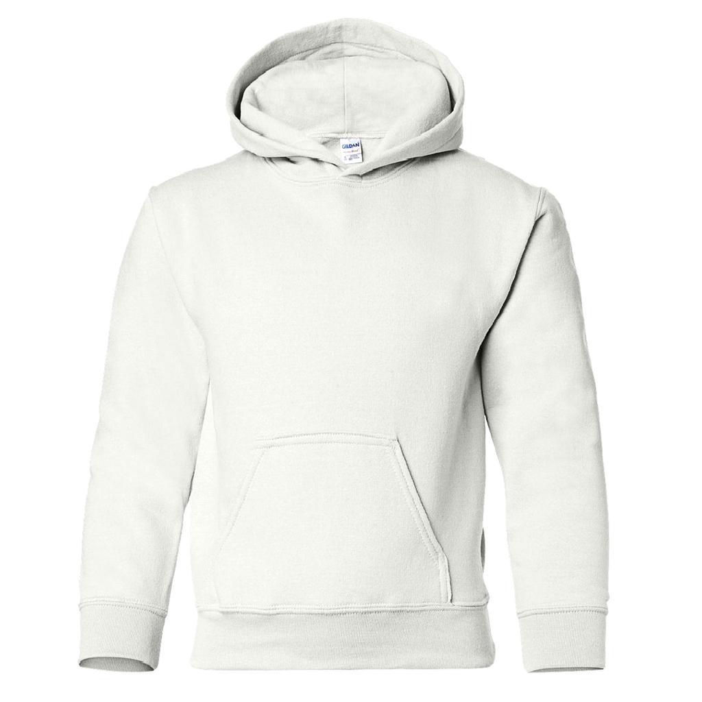 Gildan Heavy Blend Childrens Unisex Hooded Sweatshirt Top / Hoodie