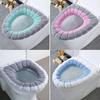 1Pcs Universal Bathroom Toilet Seat Cover High Quality Acrylic Soft Warmer Washable Mat Cover Pad Cushion Seat