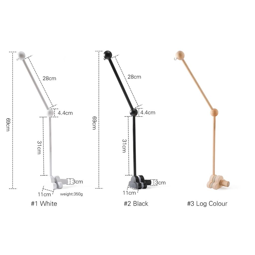 Etucdose Кровать Карусель Деревянный Кронштейн Облако Формы Рука Карусель для Кроватки Мобиль для Кроватки Детская Игрушка Детский Детский Подарок