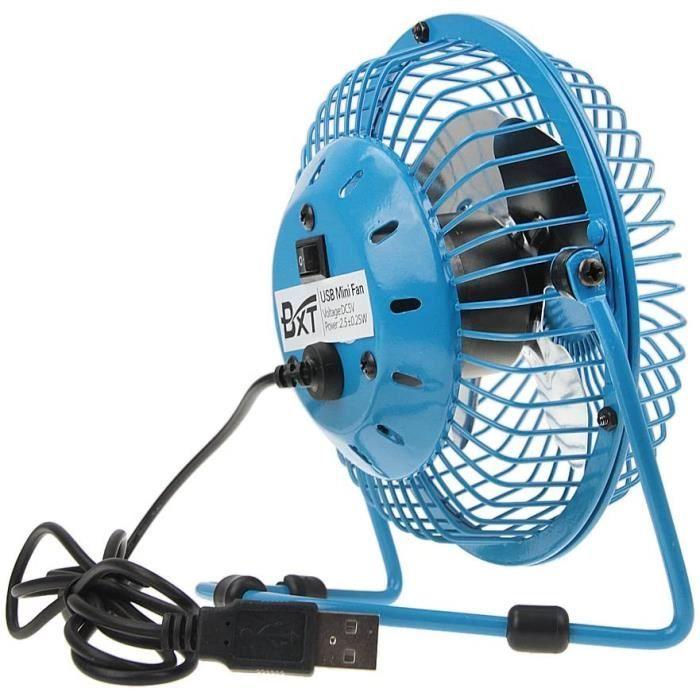 4" Mini Ventilateur USB Portable en Fer Rétro Fan Ventilo Table Léger Ventilator de Bureau Ventilatore Puissant et [305]