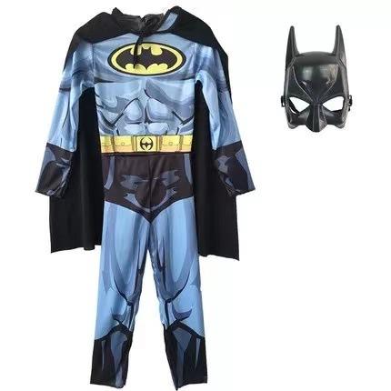 20.21 Million New Superman Cosplay Costume Adult Children Superhero Batman Muscle Dress Up