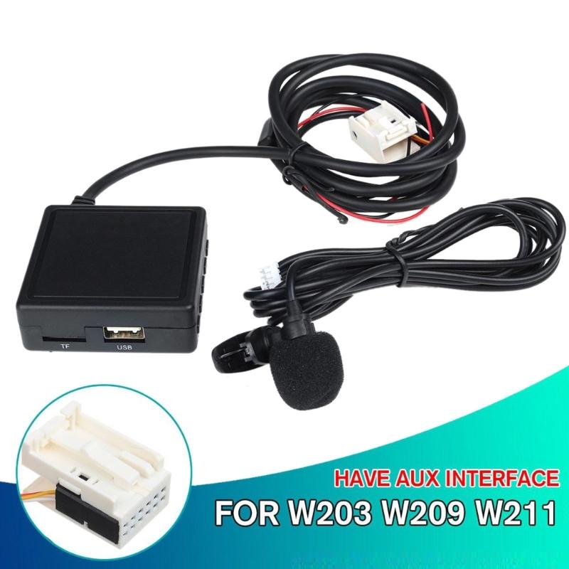 Беспроводной AUX-интерфейс-адаптер для W203 W209 W169 W245 W164 X164 W251 W221 R230 Легкая установка Превосходное качество звука