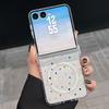 Чехол с принтом «Цветные блоки и точки» для Samsung Z FLIP 7 FE 6 5, складной чехол-книжка с магнитной петлей для Galaxy Z Flip7 Flip6 Flip5