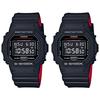 Часы CASIO Pair с коробкой Pair BOX Поделиться Denver Digital G-Shock G-SHOCK Цифровые многофункциональные черно-красные часы DW-5600HR-1DW-5600HR-1