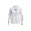 Under Armour Карри Письмо Мультфильм Принт Длинный Рукав Толстовка Толстовка Женская Белая 1369640-100