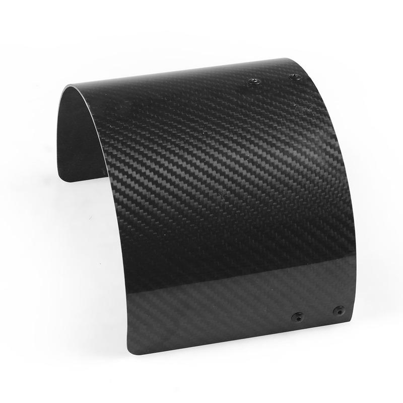2.5" TO 3.5" Universal Air Filter Heat Shield Stainless Steel Burnt Blue Silver Neo Chrome Carbon Cover