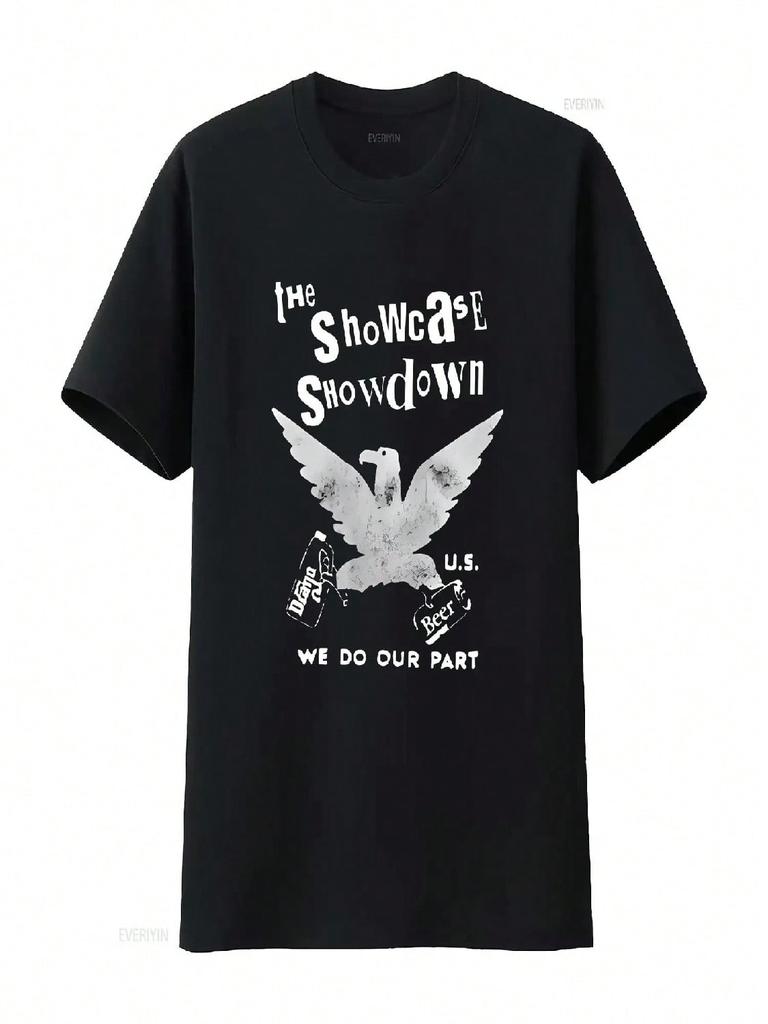 NEW Showcase Showdown T Shirt Punk Hardcore Band TE5249 Vintage Washed Comfortable Slightly Streetwear Homme Stretched Stylish
