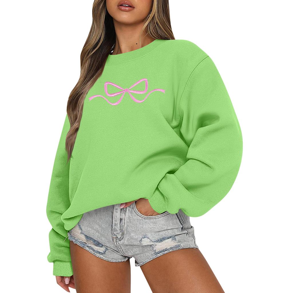Women's Colorblock Sweatshirt Long Sleeve Round Neck Casual Comfortable Loose Lightweight Women's Sweatshirt