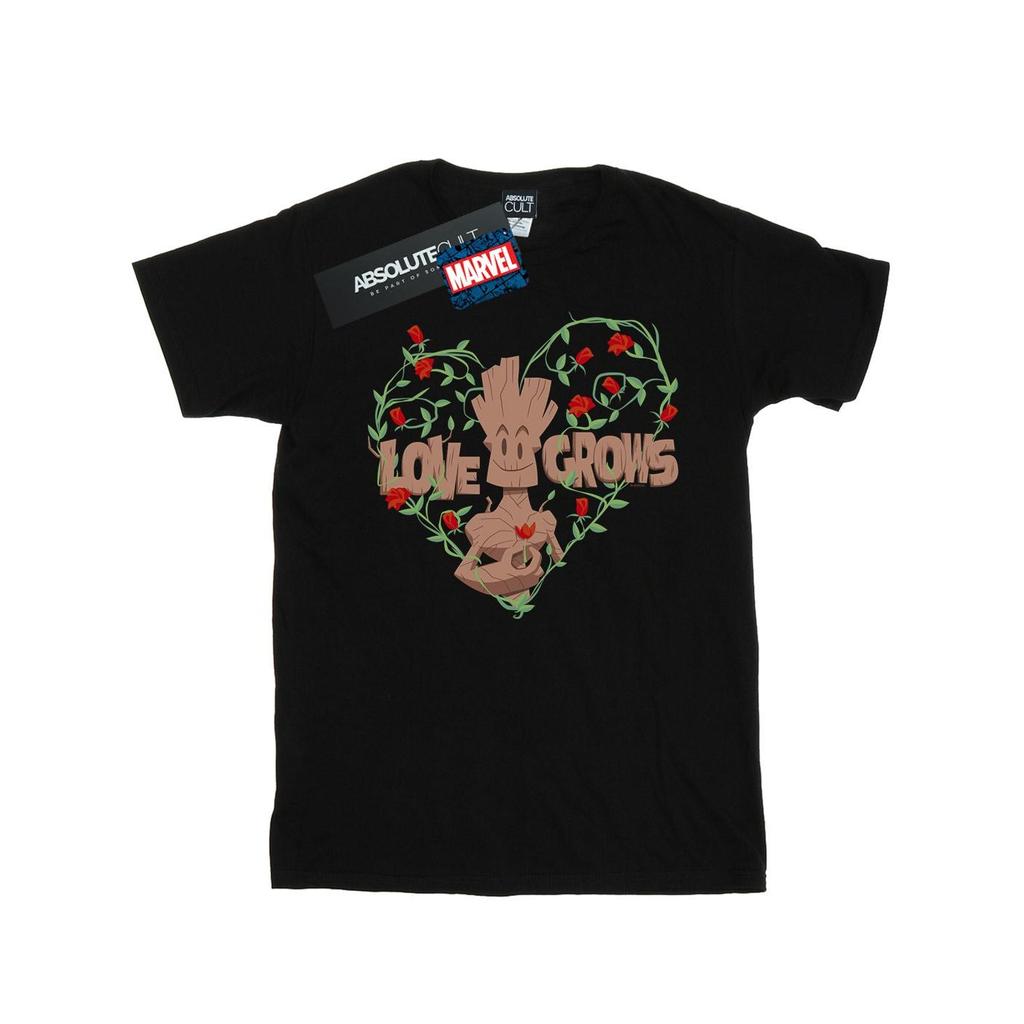 Marvel Mens Groot Love Grows T-Shirt