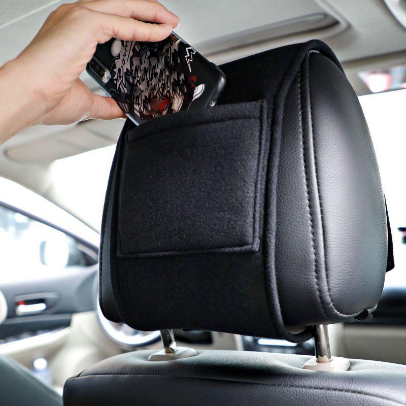 APL1 hot For Honda Mugen Jazz Car Headrest Cover Seat Head Pillow Neckest Cover Insight Freed Fit CRV Civic Accord City Accessory
