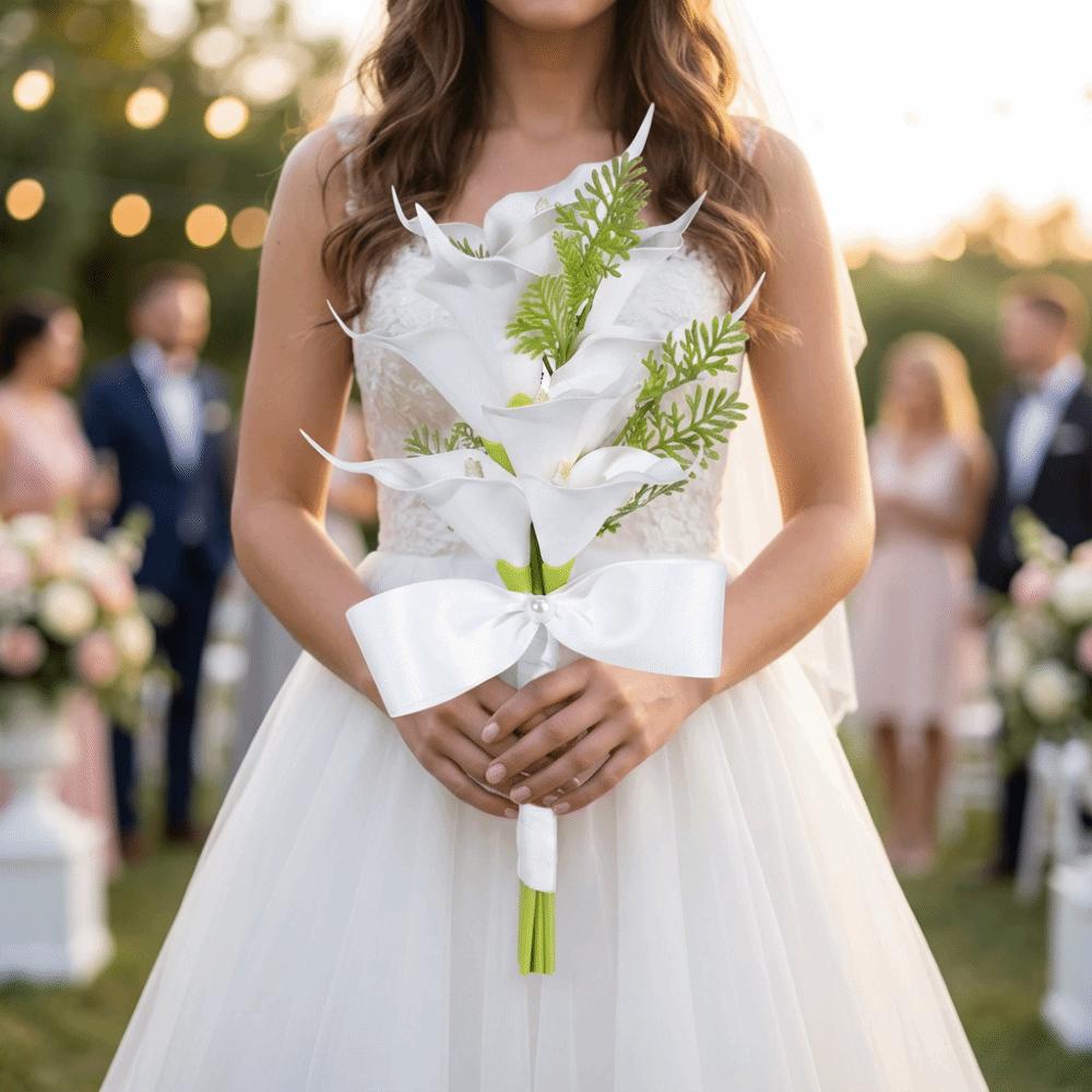 Elegant Bridal Bouquet Handheld Bridesmaid Flower Gift Wedding Hold Flower  Wedding Ceremony