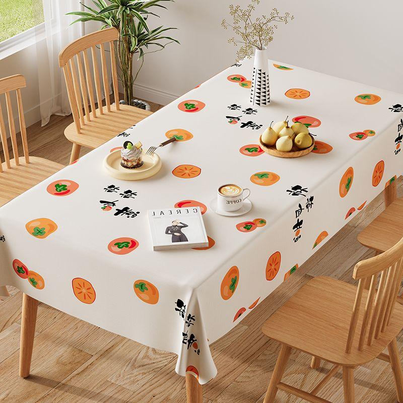 Скатерть ПВХ Люкс с узорчатым центром - Водонепроницаемая, Маслостойкая и Защищающая от ожогов