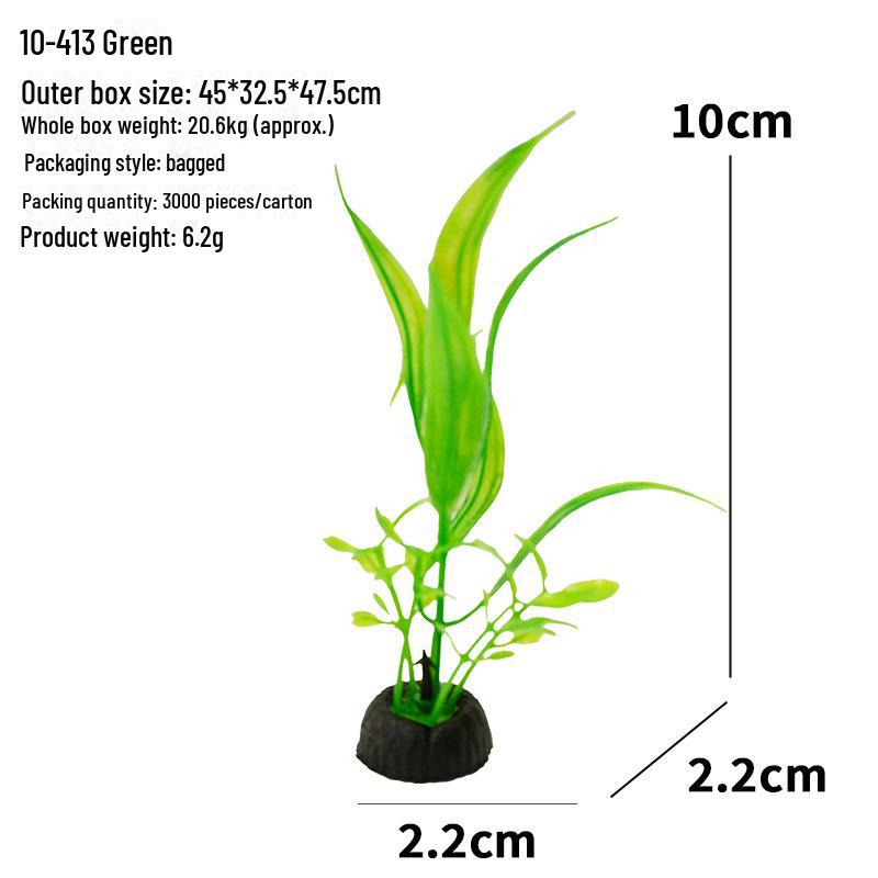 Aquarium Decor: Artificial Plants & Flowers for Fish Tank Landscaping (10-4 Series)