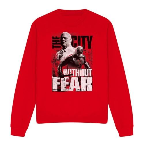 Daredevil Unisex Adult City Without Fear Murdock & Kingpin Sweatshirt