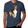 Rough Collie Stunning Look Tshirt Large Size Loose Casual Tee