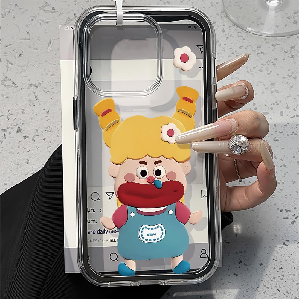 Расписной чехол для телефона для iPhone 17 11 12 13 14 15 16 iPhone 17 12 13 14 15 16 Pro 17 12 13 14 15 16 Pro Max Высококачественный расписной милый чехол для телефона с животными