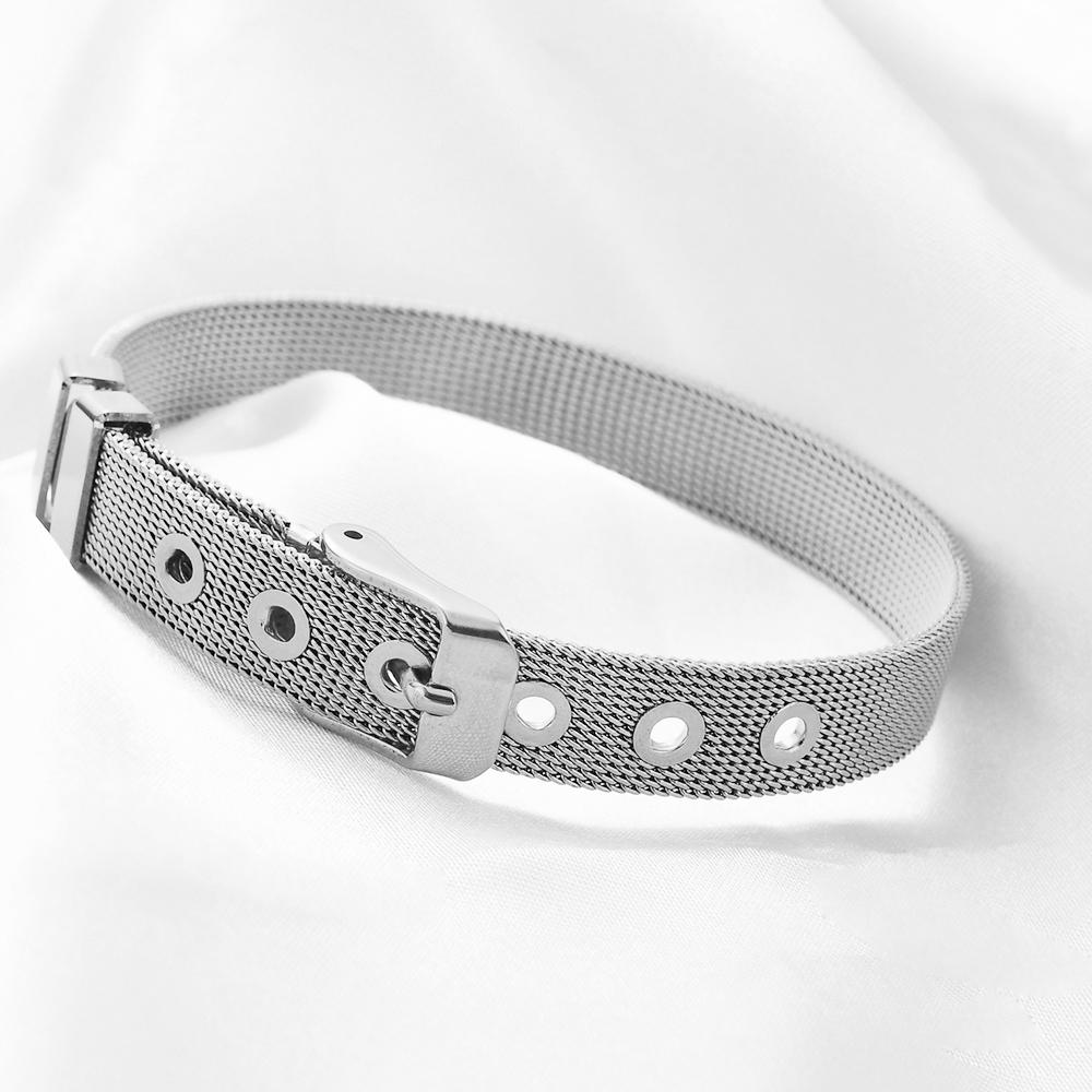 Titanium Steel Simple 18K Gold Watch Strap, Stainless Steel Mesh Bracelet, DIY Bracelet, Mesh Strap for Couples To Wear