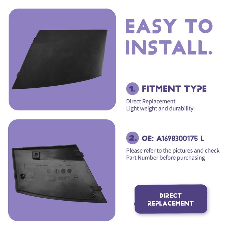 Накладка на петлю капота, дренажное отверстие лобового стекла, уголок защиты капота для Mercedes Benz A-Class W169-A99D